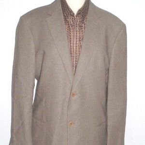 GIORGIO ARMANI CLASSICO linen blazer i54 40 made in Italy light brown Vintage